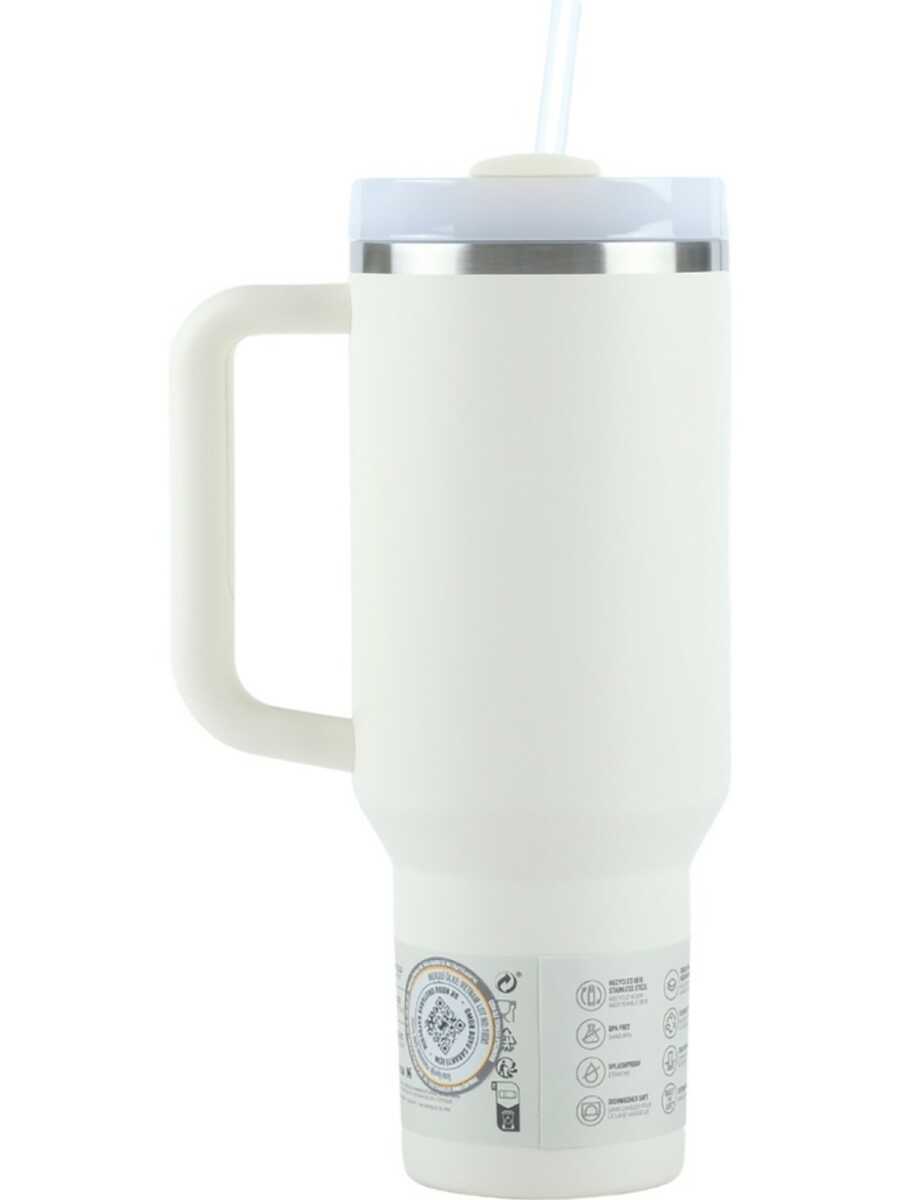 Stanley The Quencher H2.O Flowstate Tumbler 1.18 LT Unisex Termos - Matara - Krem