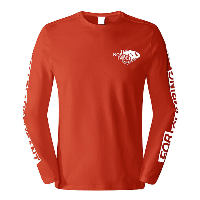 The North Face Outdoor L/S Graphic Kahverengi Erkek T-Shirt