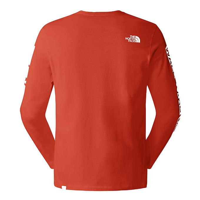 The North Face Outdoor L/S Graphic Kahverengi Erkek T-Shirt