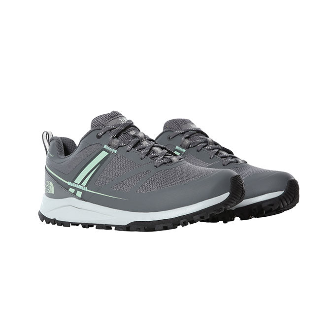 The North Face W Lıtewave Futurelıght Kadın Zınc Grey/Green Mıst Outdoor Ayakkabı
