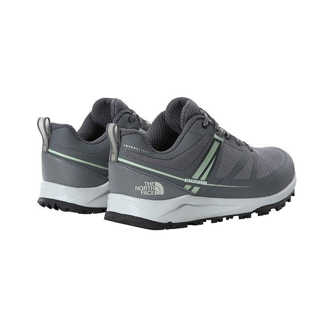 The North Face W Lıtewave Futurelıght Kadın Zınc Grey/Green Mıst Outdoor Ayakkabı
