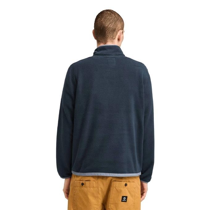 Timberland 1/4 Zip Fleece Erkek Dark Sapphıre Sweatshırt -  Polar