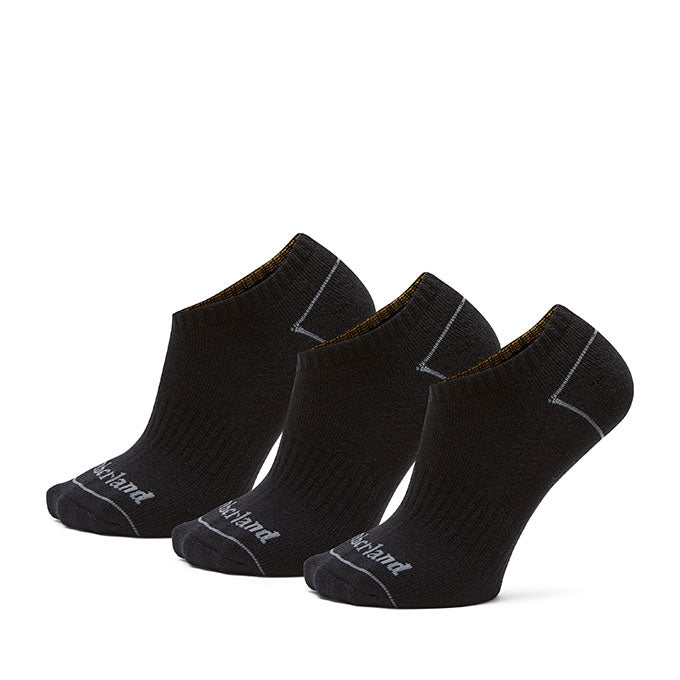 Timberland Bowden Quarter-3 Pack Unisex Yarım Bilek Çorap - Siyah