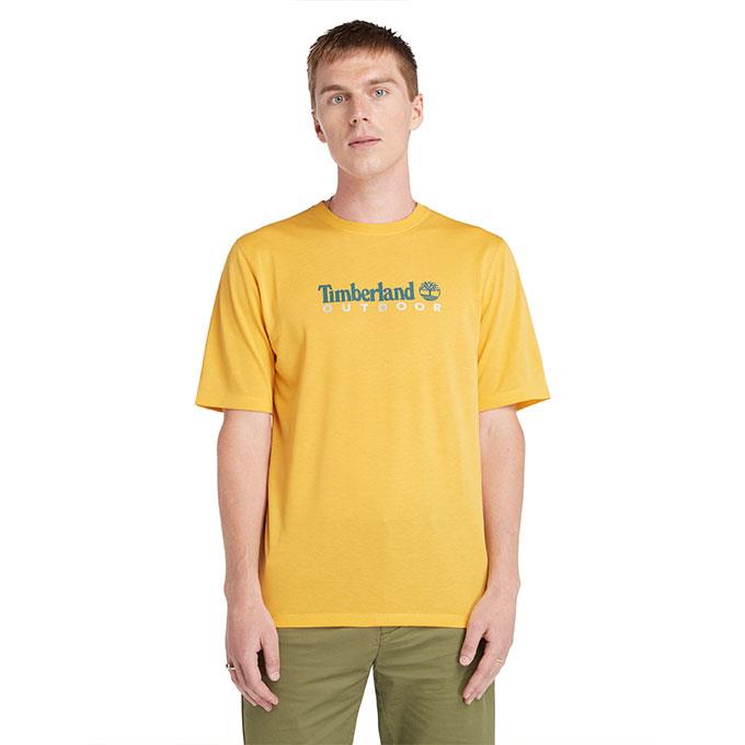 Timberland Antı-Uv Outdoor Graphıc Erkek Mımosa T-Shirt