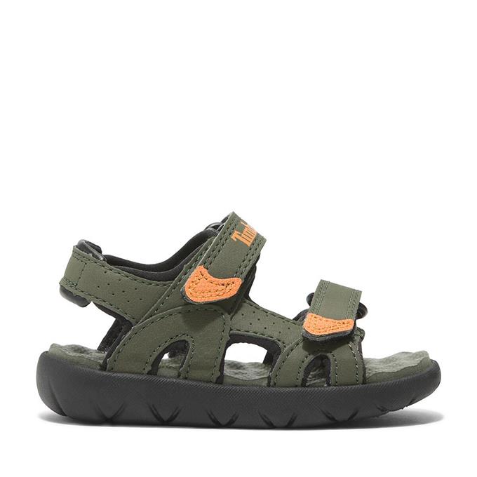 Timberland Backstrap Çocuk - Unisex Leaf Green Sandalet