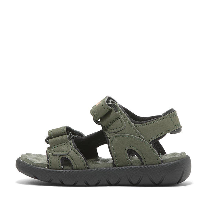 Timberland Backstrap Çocuk Sandalet - Yeşil-Siyah