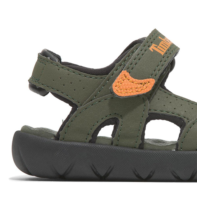 Timberland Backstrap Çocuk Sandalet - Yeşil-Siyah