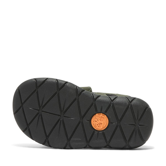 Timberland Backstrap Çocuk Sandalet - Yeşil-Siyah
