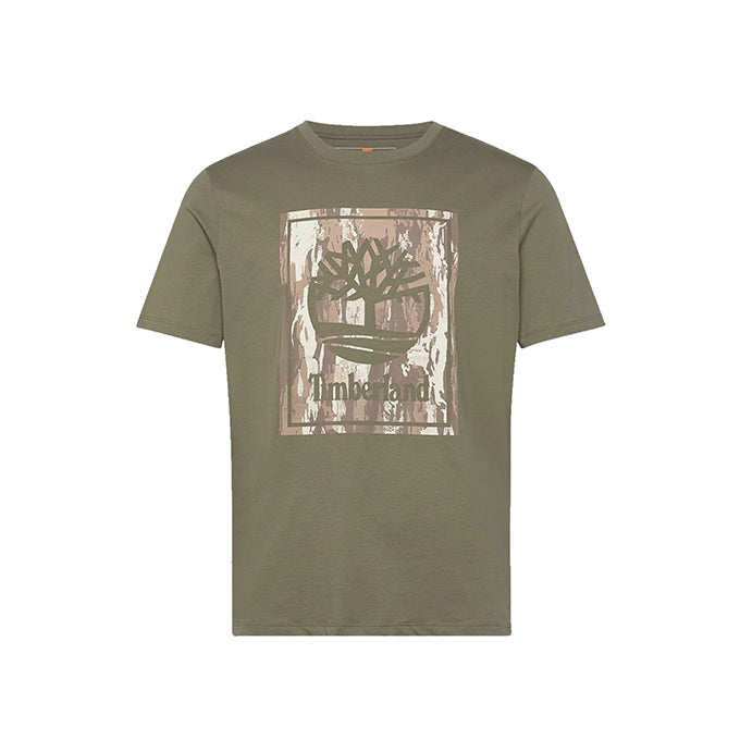 Timberland Camo Short Sleeve Haki Erkek T-Shirt