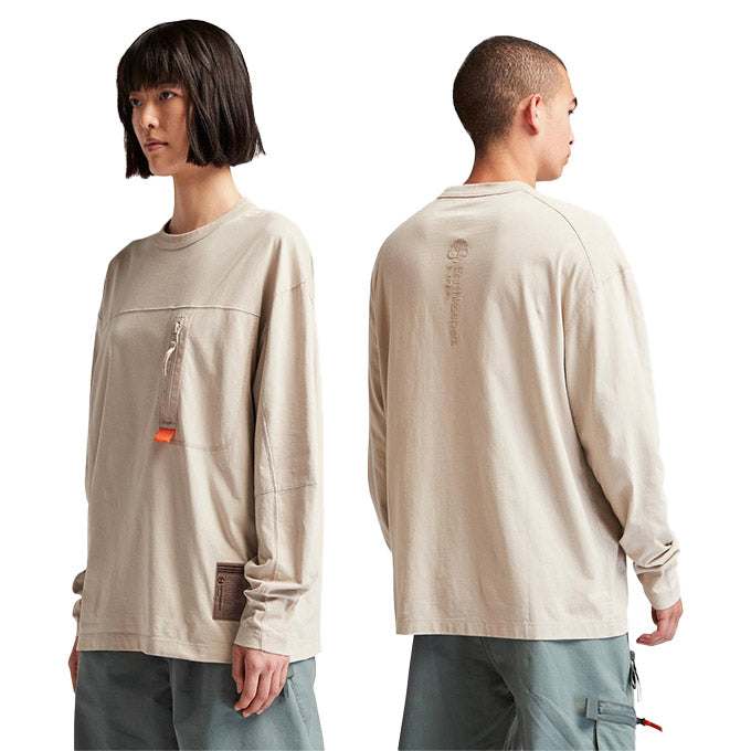 Timberland Ek+ Ls Tee Bej Erkek Sweatshirt