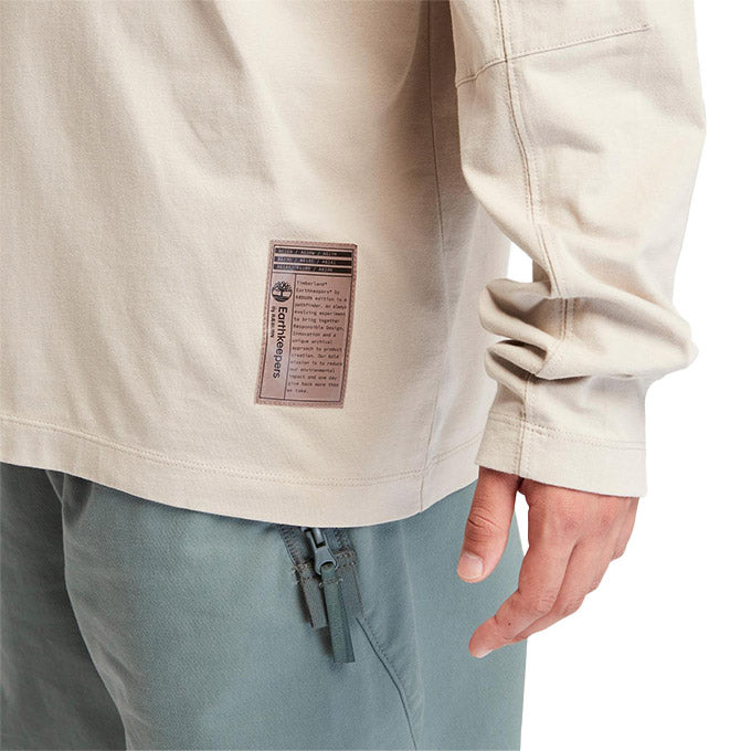 Timberland Ek+ Ls Tee Bej Erkek Sweatshirt
