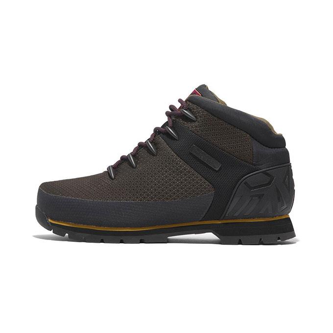 Timberland Euro Sprint Mid Lace Up Waterproof Kahverengi Erkek Outdoor Bot