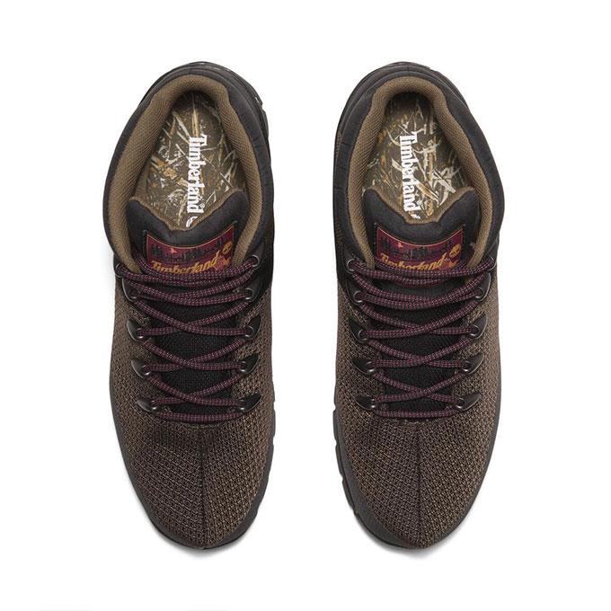 Timberland Euro Sprint Mid Lace Up Waterproof Kahverengi Erkek Outdoor Bot