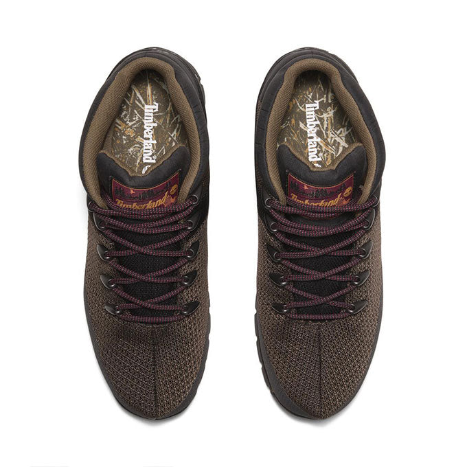 Timberland Euro Sprint Mid Lace Up Waterproof Kahverengi Erkek Outdoor Bot