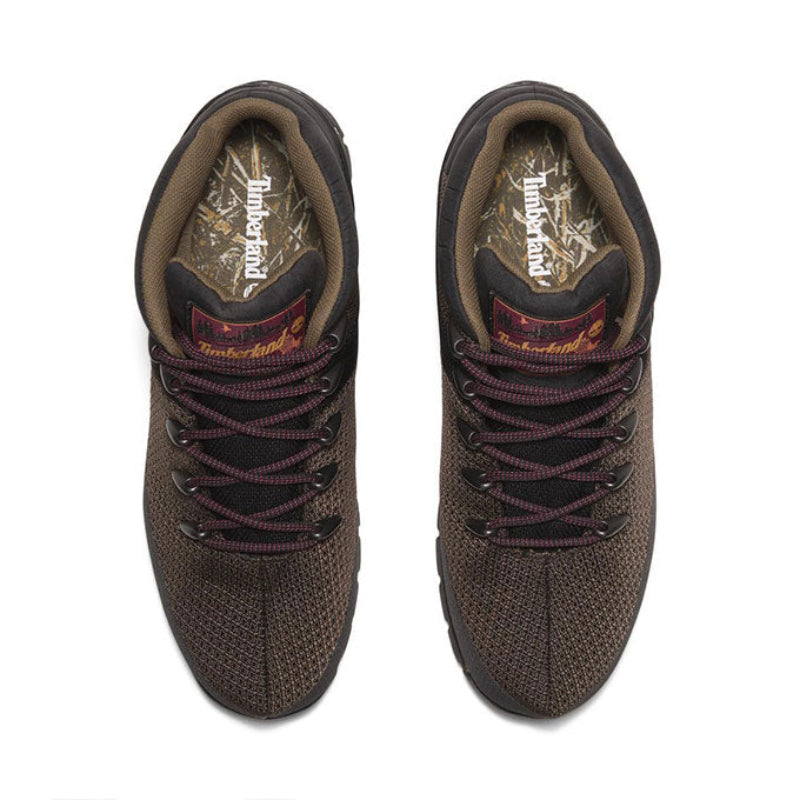 Timberland Euro Sprint Mid Lace Up Waterproof Erkek Outdoor Bot - Kahverengi