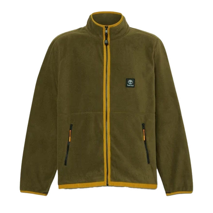 Timberland Full Zip Fleece Erkek Polar - Yeşil