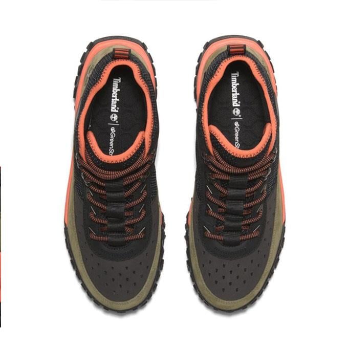 Timberland Greenstride Motion 6 Mıd Lace Up Erkek Black W Medıum Green Outdoor Bot