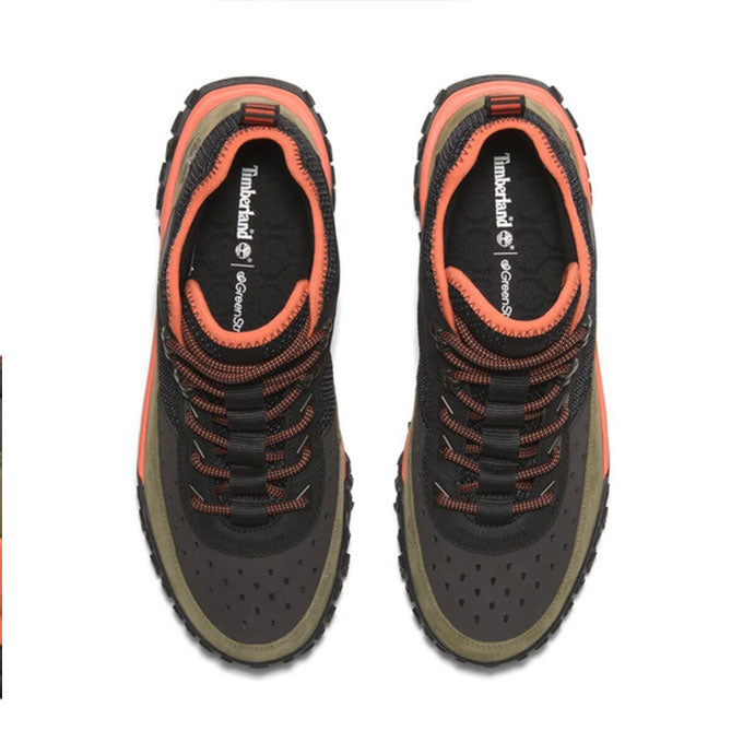 Timberland Greenstride Motion 6 Mıd Lace Up Erkek Black W Medıum Green Outdoor Bot