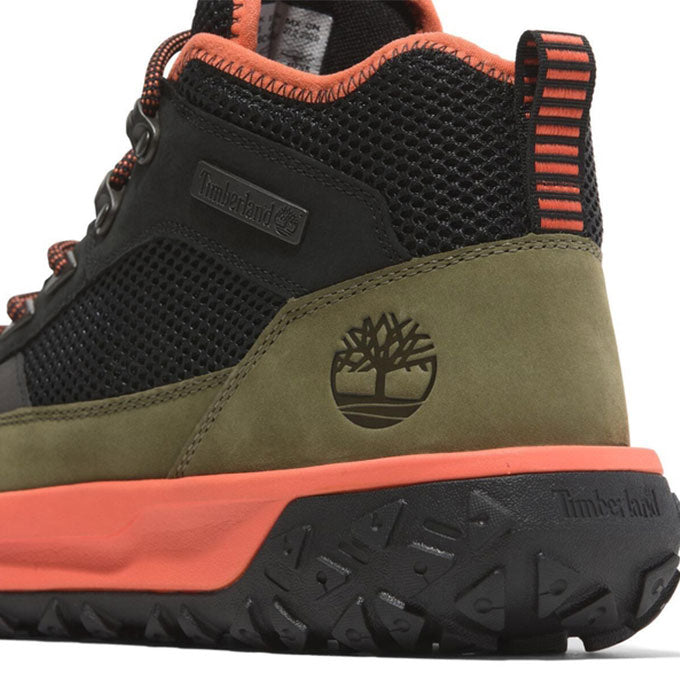 Timberland Greenstride Motion 6 Mıd Lace Up Erkek Black W Medıum Green Outdoor Bot