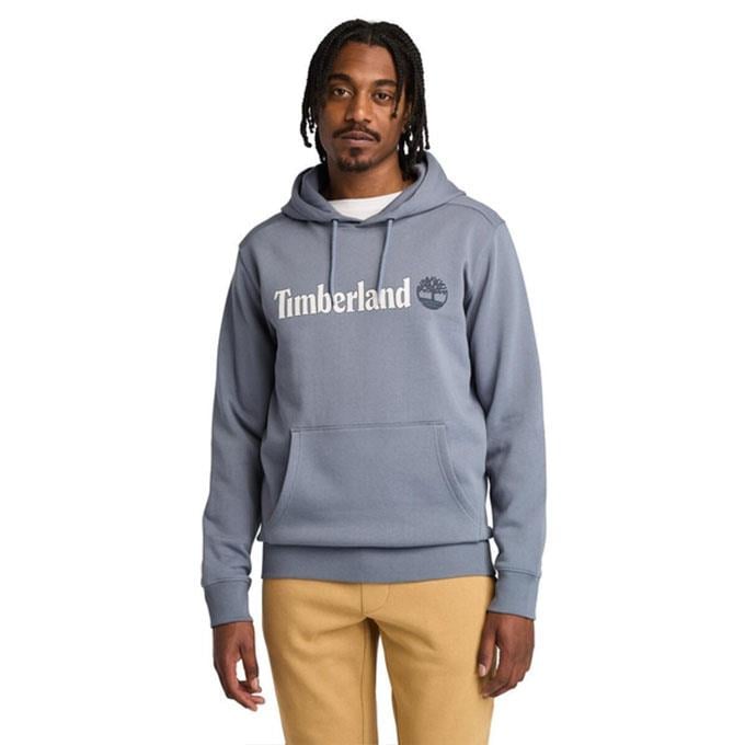 Timberland Kennebec River Linear Logo Gri Erkek Sweatshirt