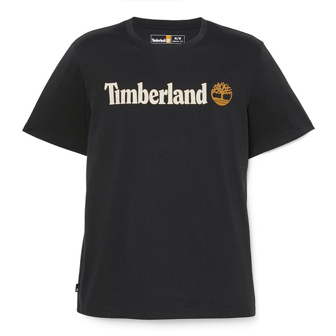 Timberland Kennebec River Linear Logo Siyah Erkek T-Shirt