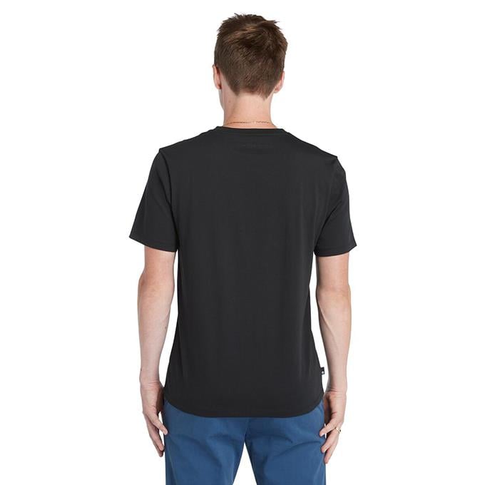 Timberland Kennebec River Linear Logo Siyah Erkek T-Shirt
