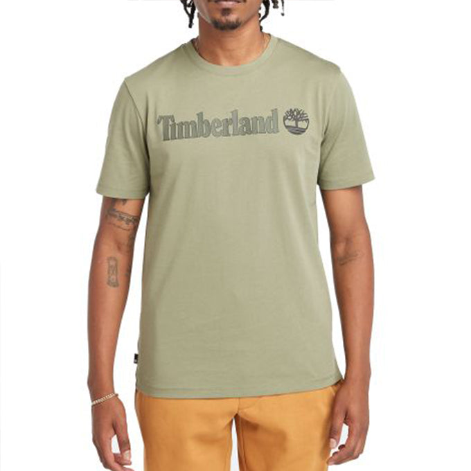 Timberland Kennebec River Linear Logo Haki Erkek T-Shirt