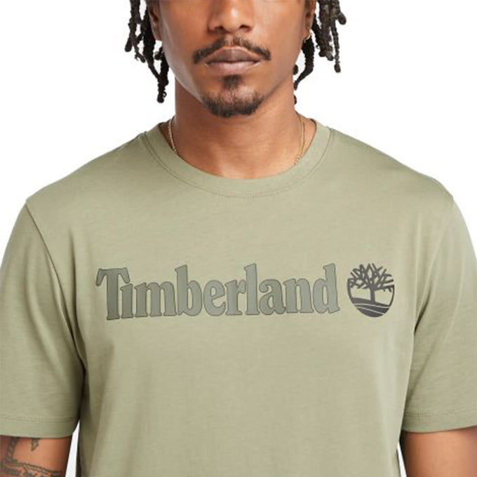 Timberland Kennebec River Linear Logo Haki Erkek T-Shirt