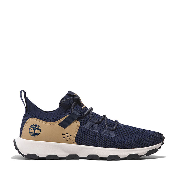 Timberland Low Lace Up Erkek Dark Blue Knıt Outdoor Ayakkabı