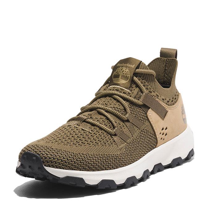 Timberland Low Lace Up Erkek Olıve Knıt Outdoor Ayakkabı