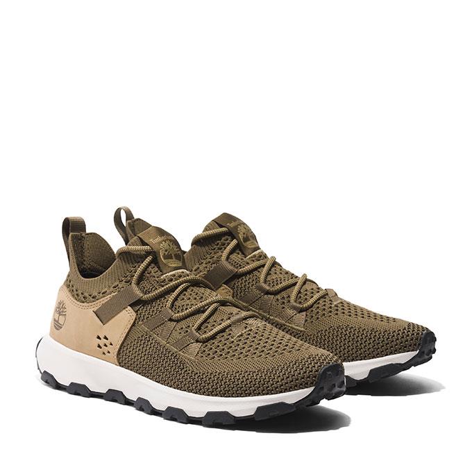 Timberland Low Lace Up Erkek Olıve Knıt Outdoor Ayakkabı