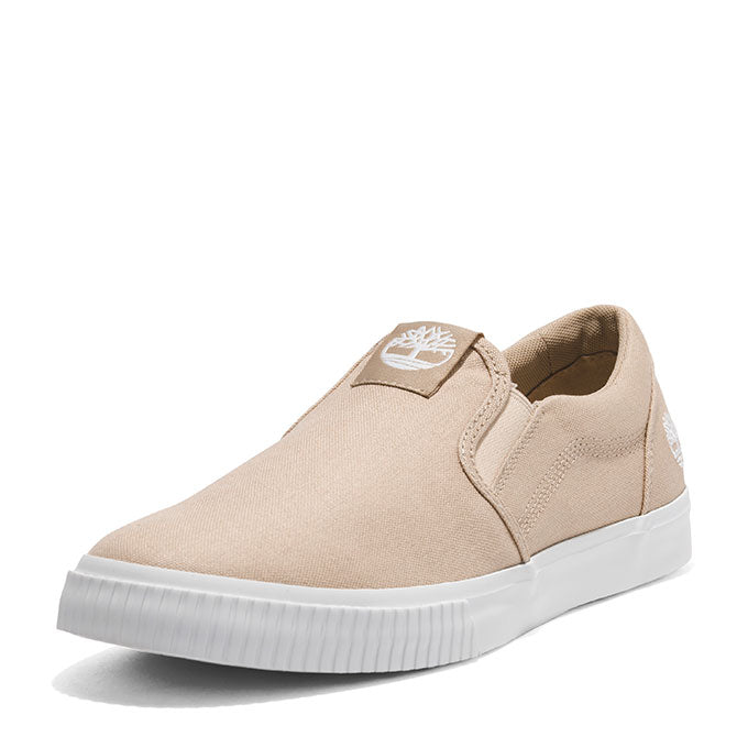 Timberland Low Slıp On Erkek Lıght Beıge Canvas Sneaker