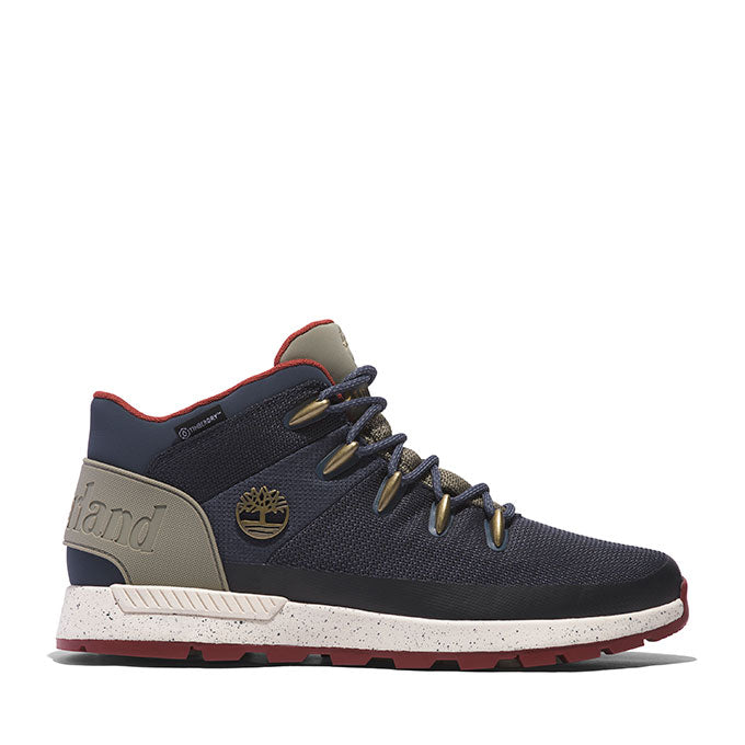Timberland Mıd Lace Up Waterproof Erkek Dark Blue Mesh Outdoor Bot