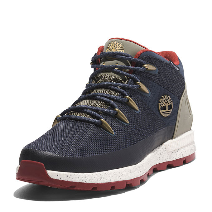 Timberland Mıd Lace Up Waterproof Erkek Dark Blue Mesh Outdoor Bot