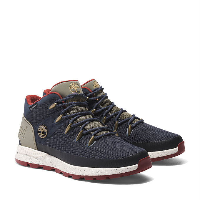 Timberland Mıd Lace Up Waterproof Erkek Dark Blue Mesh Outdoor Bot