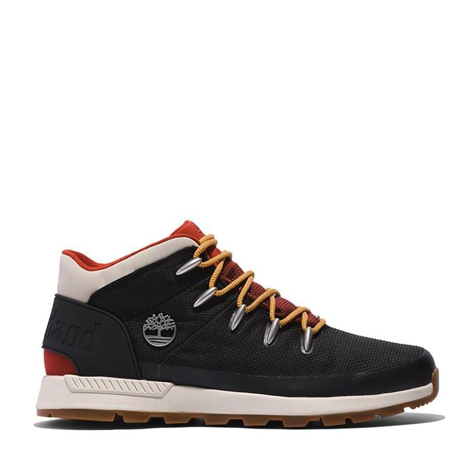 Timberland Mıd Lace Up Waterproof Erkek Jet Black Outdoor Bot
