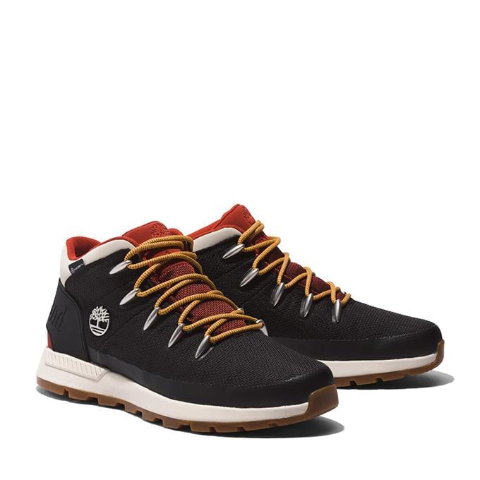Timberland Mıd Lace Up Waterproof Erkek Jet Black Outdoor Bot