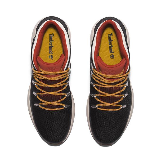 Timberland Mıd Lace Up Waterproof Erkek Jet Black Outdoor Bot