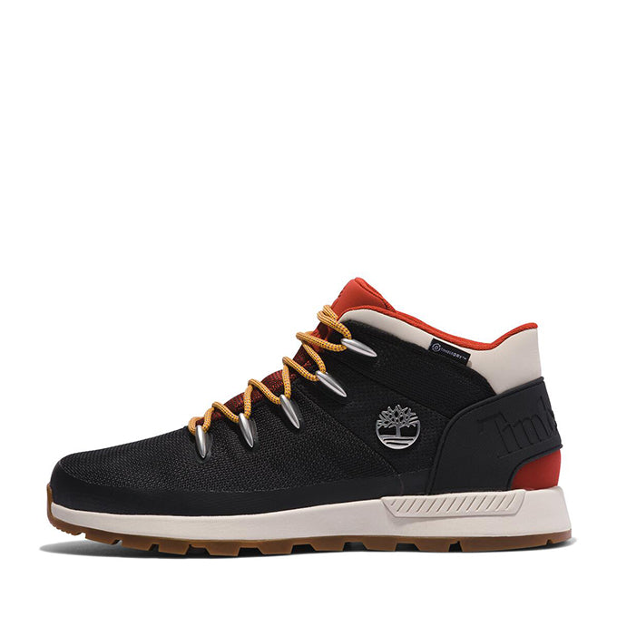Timberland Mıd Lace Up Waterproof Erkek Jet Black Outdoor Bot