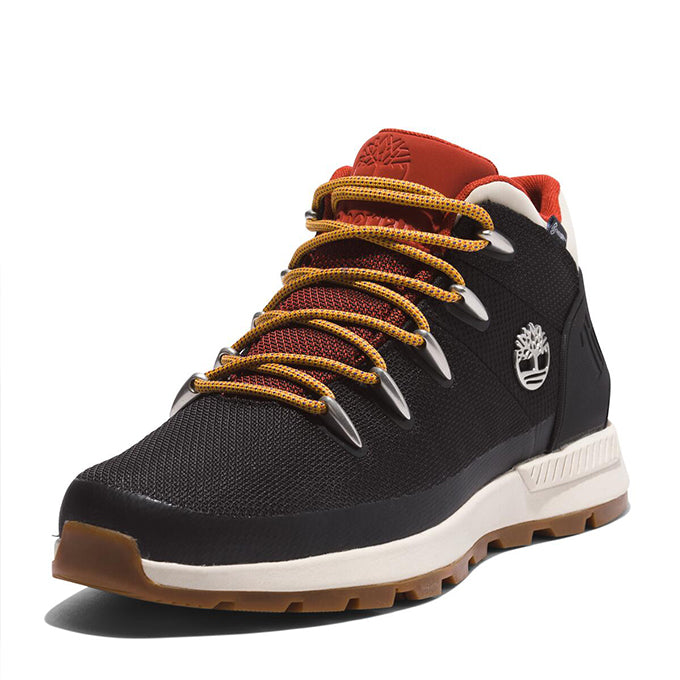 Timberland Mıd Lace Up Waterproof Erkek Jet Black Outdoor Bot