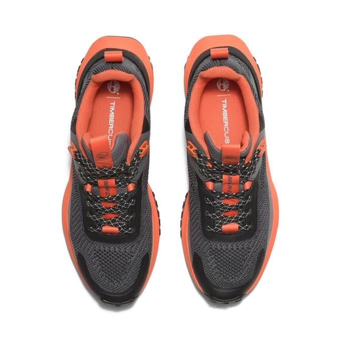 Timberland Motıon Access Low Lace Up Erkek Medıum Grey Knıt W Orange Outdoor Ayakkabı