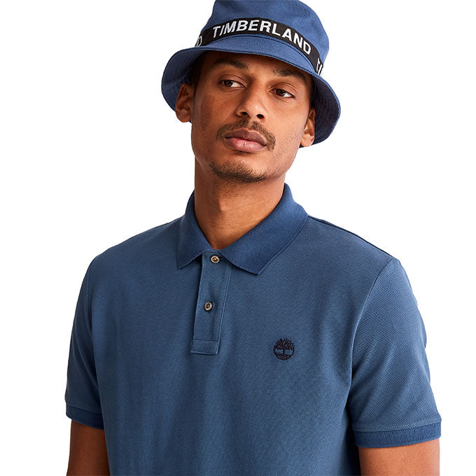 Timberland Pique Short Sleeve Safir Erkek T-Shirt