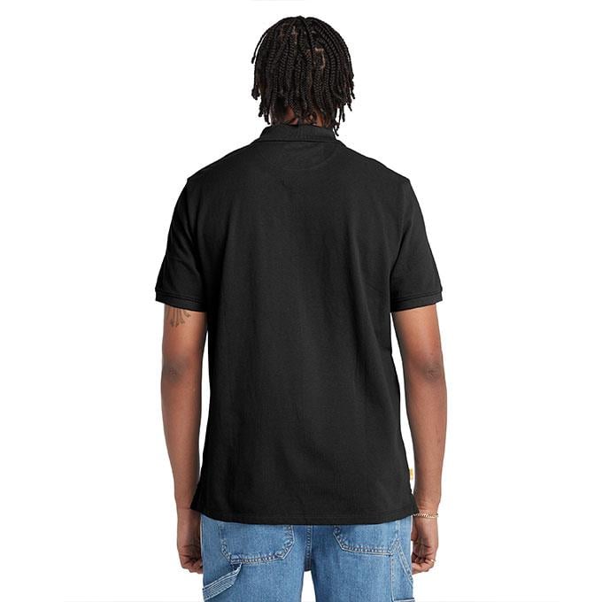 Timberland Pique Short Sleeve Siyah Erkek T-Shirt