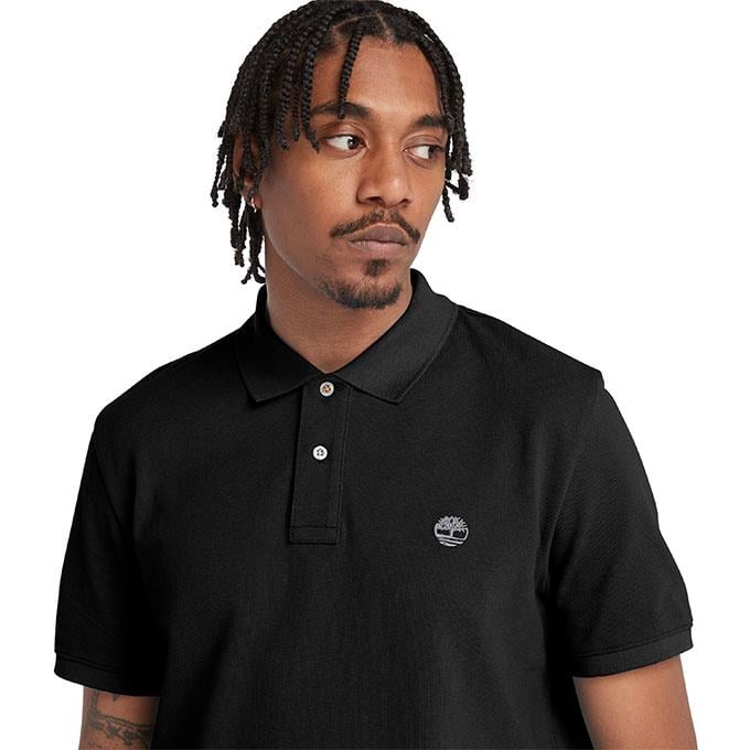 Timberland Pique Short Sleeve Siyah Erkek T-Shirt