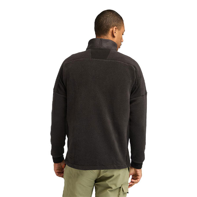 Timberland Mix Media Full Zip Fleece-Polartec 2000 Erkek Mont - Siyah
