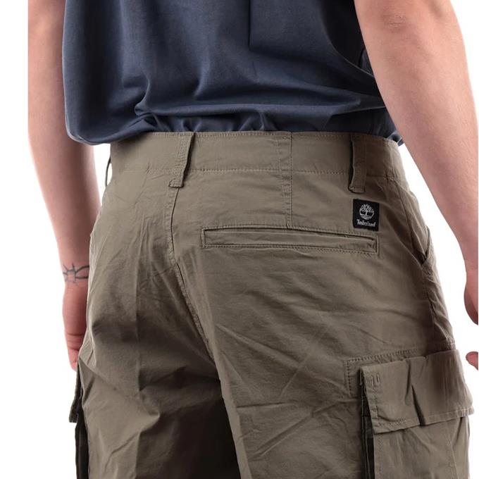 Timberland Poplin Cargo Haki Erkek Şort