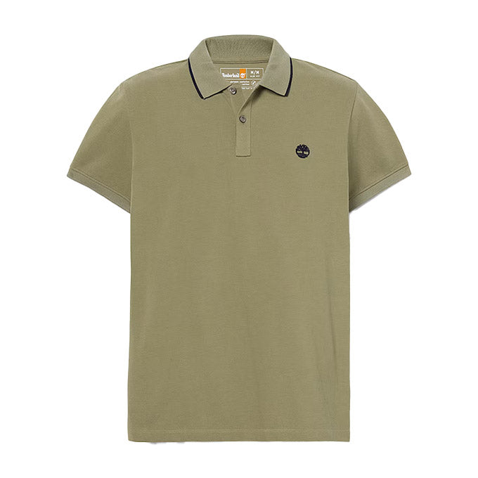 Timberland Printed Neck Short Sleeve Haki Erkek T-Shirt