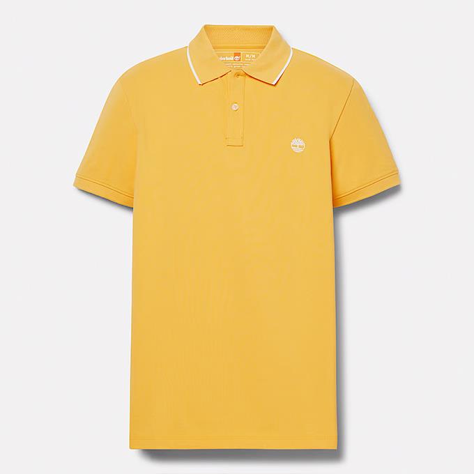 Timberland Printed Neck Short Sleeve Sarı Erkek T-Shirt