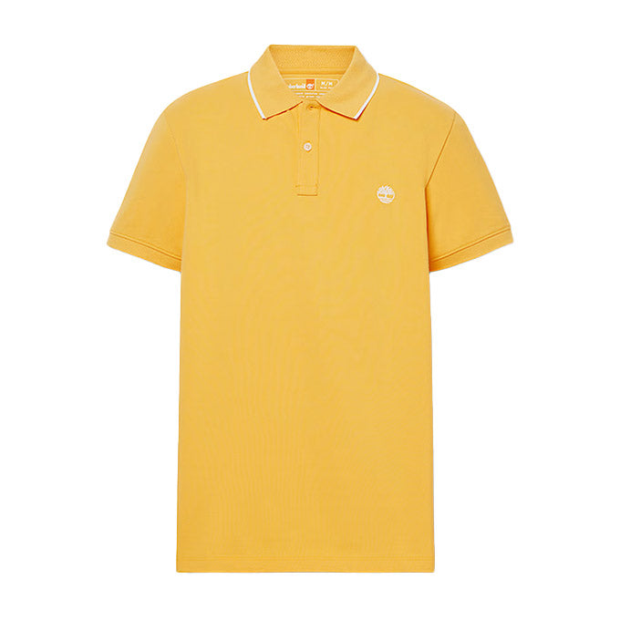 Timberland Printed Neck Short Sleeve Erkek T-Shirt - Sarı