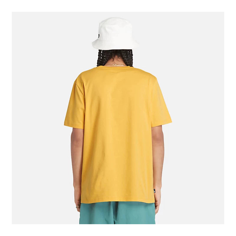 Timberland Front Graphic Short Sleeve Sarı Erkek T-Shirt